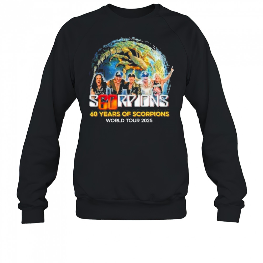 Scorpions 60 Years World Tour 2025 T-Shirt Sweatshirt