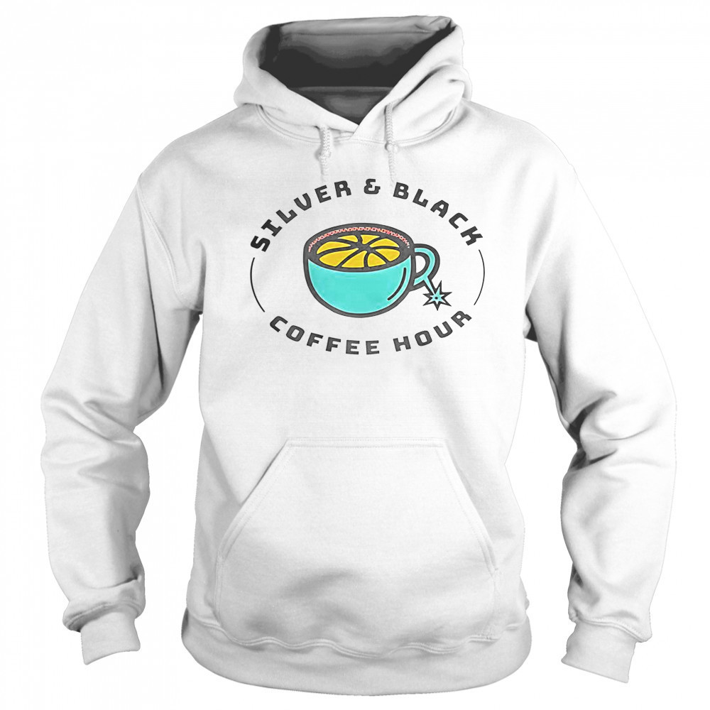 Silver And Black Coffee Hour T-Shirt Sweatshirt