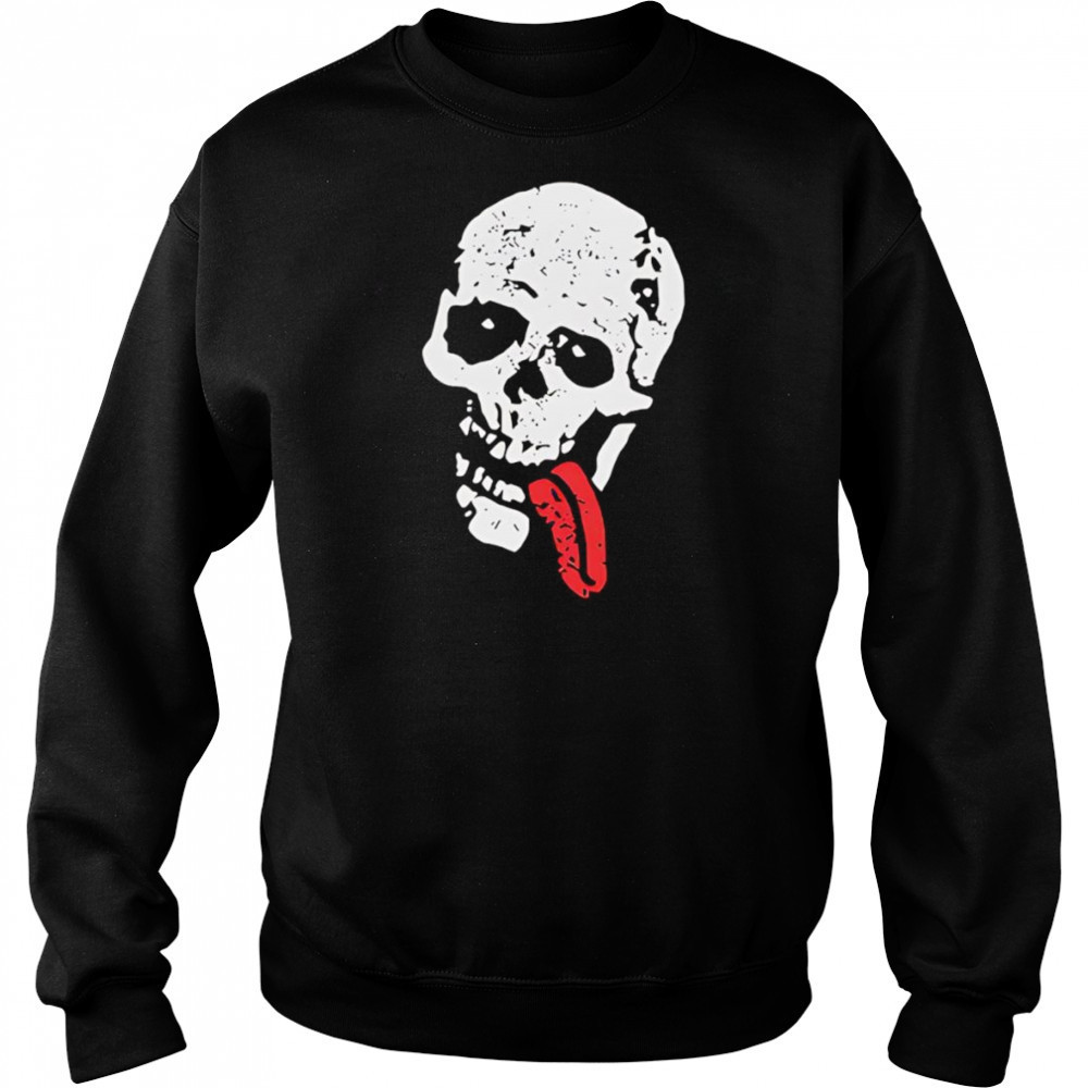 Skull with tongue shirt Hoodie