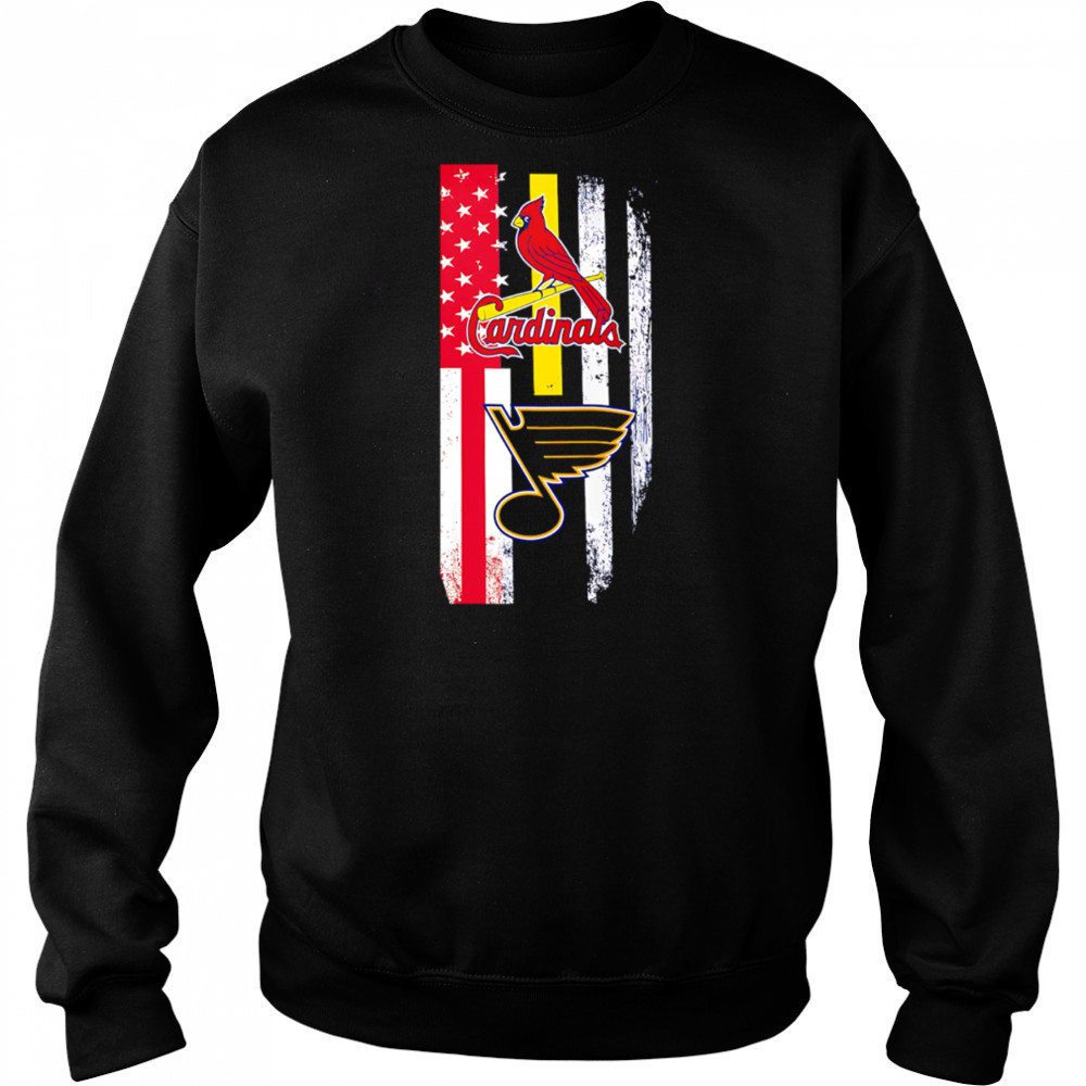 St. Louis Cardinals vs St. Louis Blues logo shirt Hoodie
