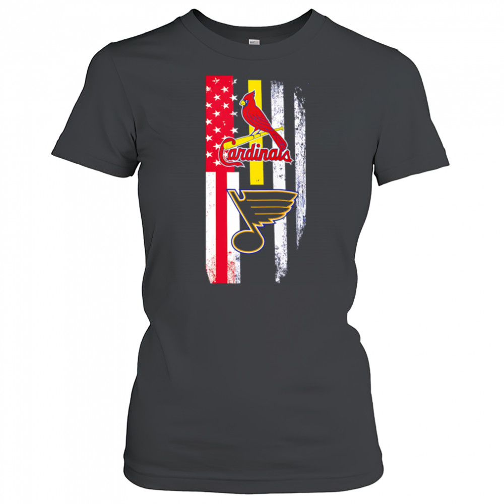 St. Louis Cardinals vs St. Louis Blues logo shirt Women's T-shirt