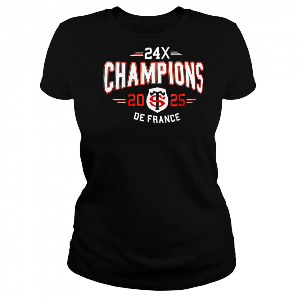 Stade Toulousain Champions 2025 Back To Back To Back shirt Women's T-shirt