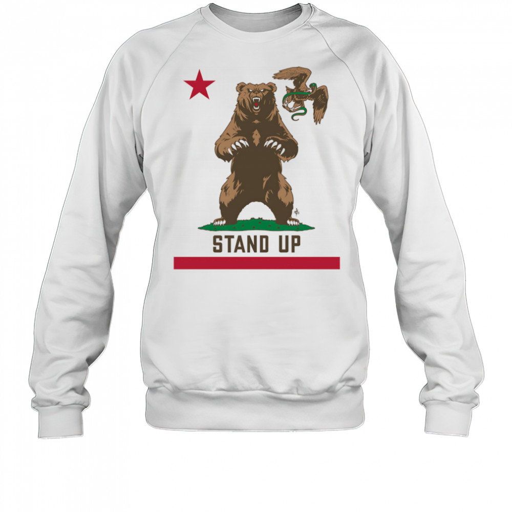 Stand up California flag shirt Sweatshirt