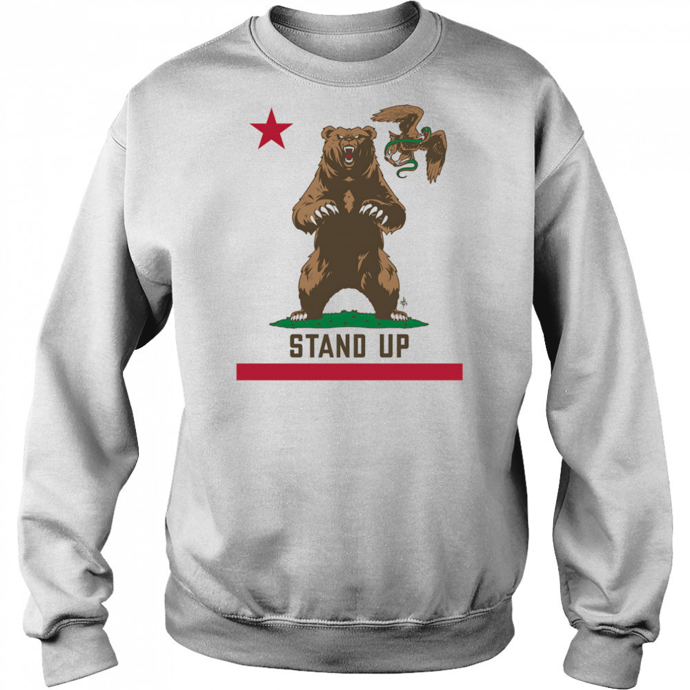 Stand up California flag shirt Hoodie