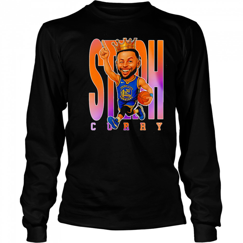 Stephen Curry Day San Francisco Giants 2025 Baseball cartoon shirt Long Sleeved