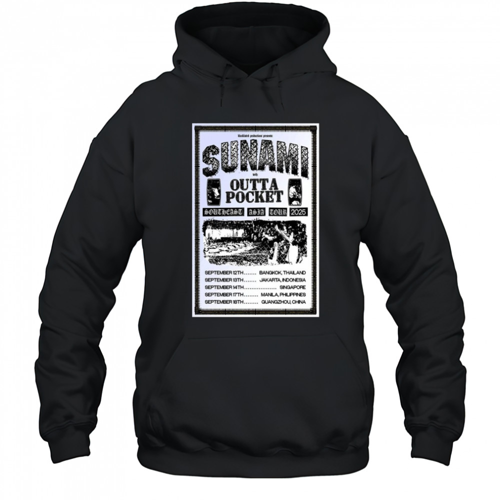 Sunami Southeast Asia Tour 2025 Poster T-Shirt Hoodie