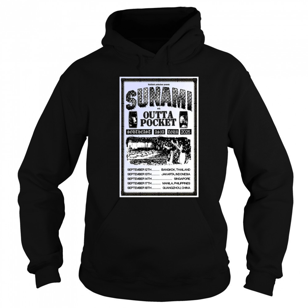 Sunami Southeast Asia Tour 2025 Poster T-Shirt Sweatshirt