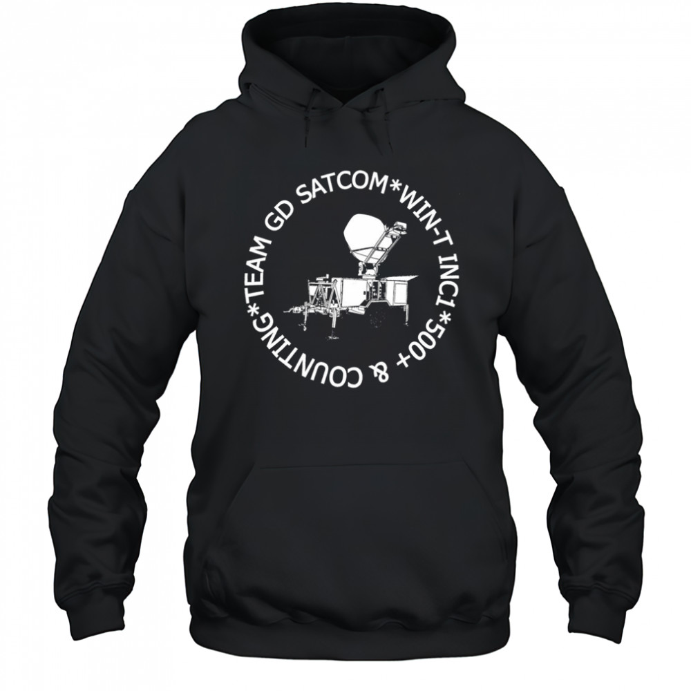 Team General Dynamics Satcom win-t INC1 shirt Hoodie