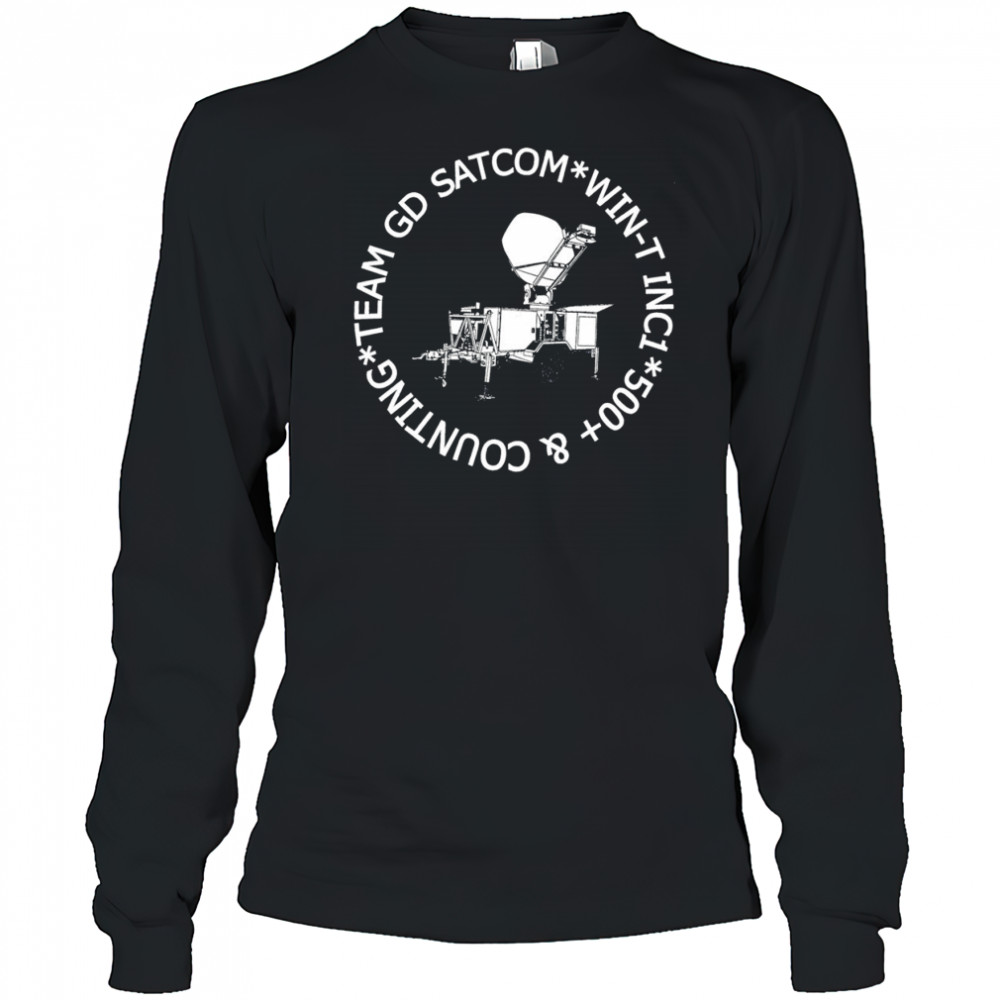 Team General Dynamics Satcom win-t INC1 shirt Long Sleeved