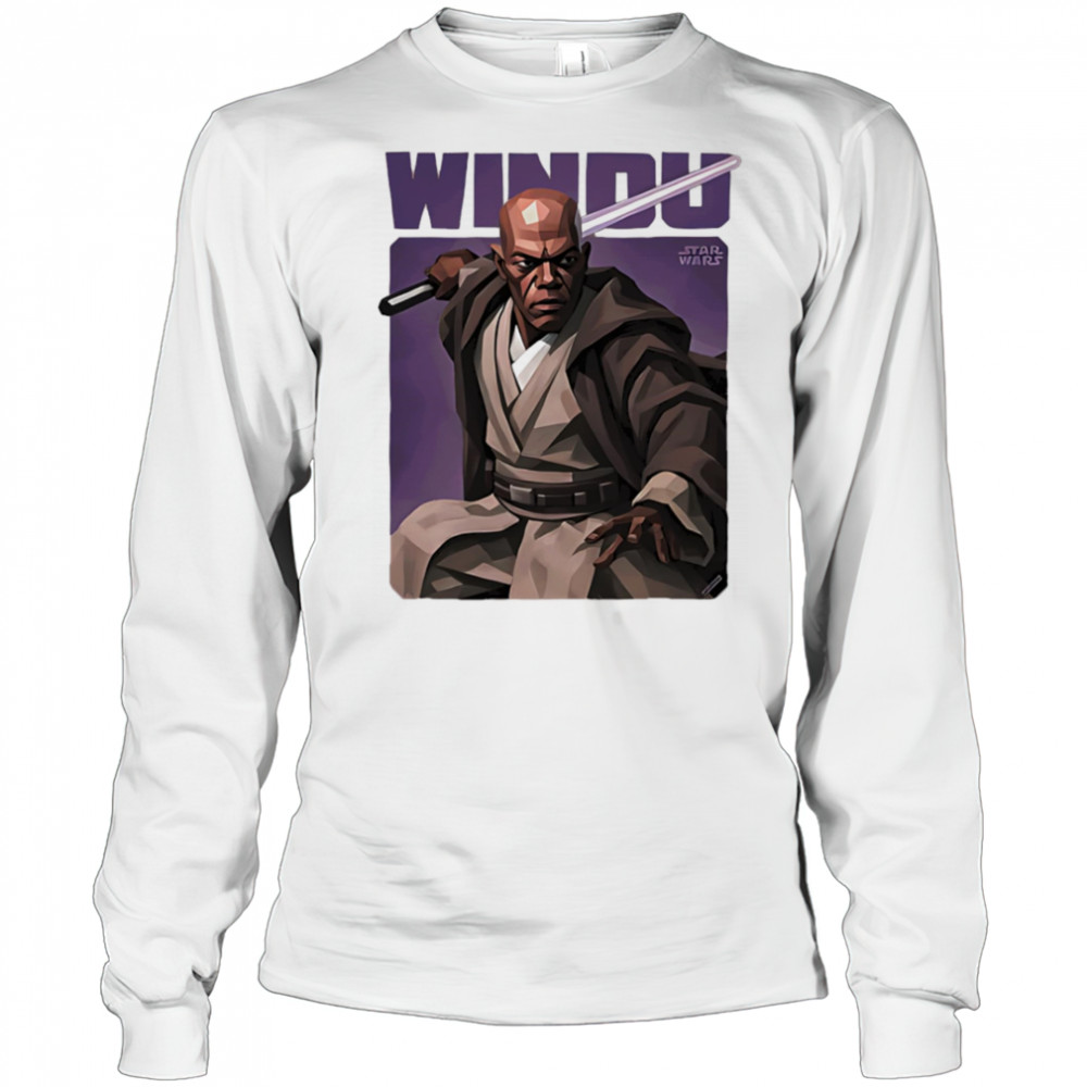Windu dirty Star Wars shirt Long Sleeved