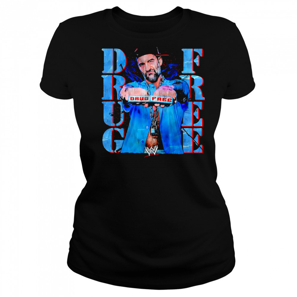 WWE Drug Free retro shirt Women's T-shirt