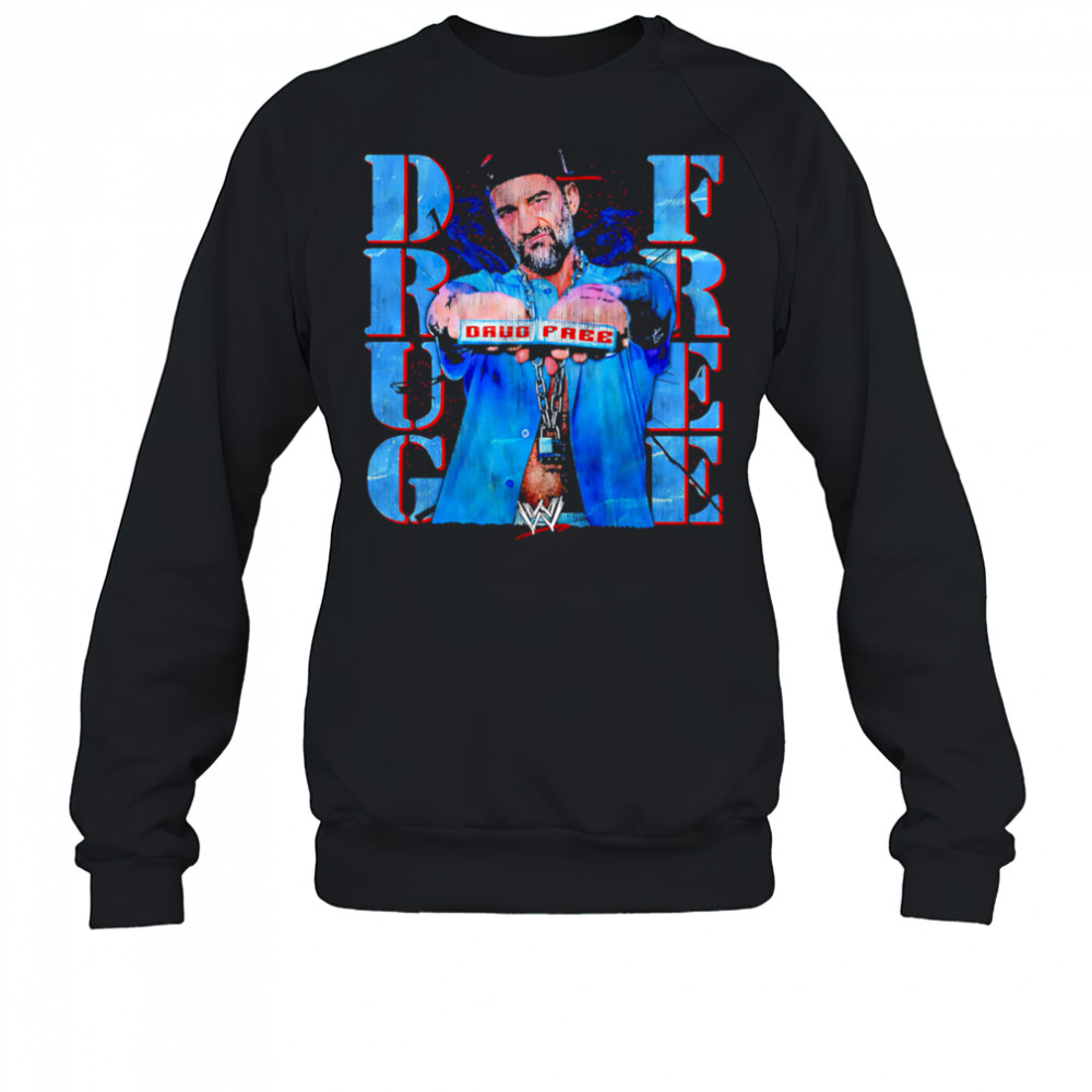 WWE Drug Free retro shirt Sweatshirt