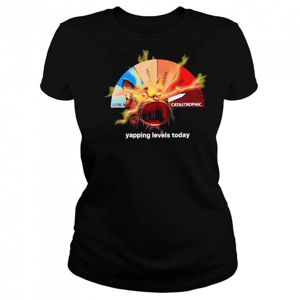 Yapping levels cat shirt Women's T-shirt