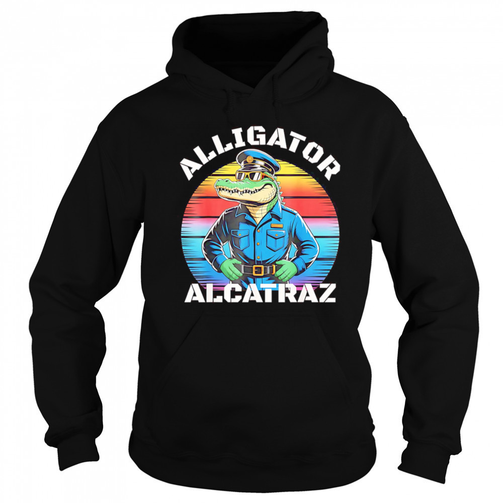 Alligator alcatraz crocodile police shirt Sweatshirt