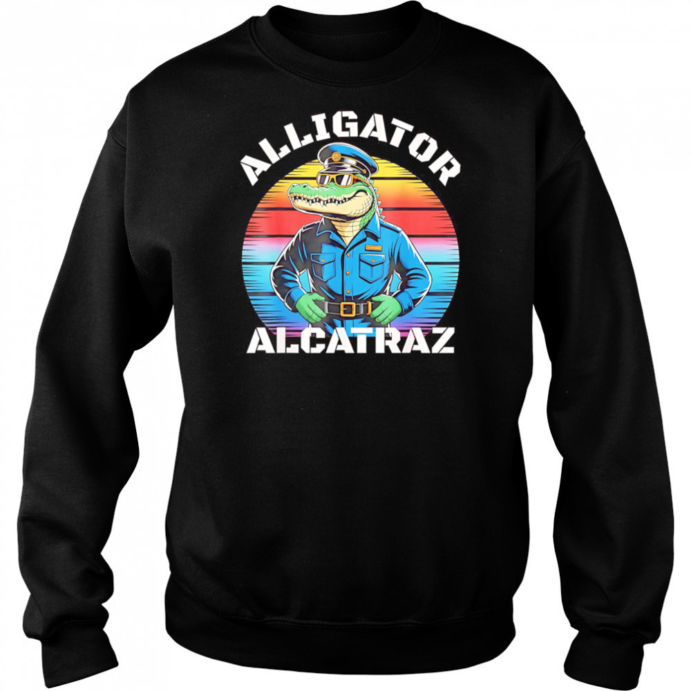 Alligator alcatraz crocodile police shirt Hoodie