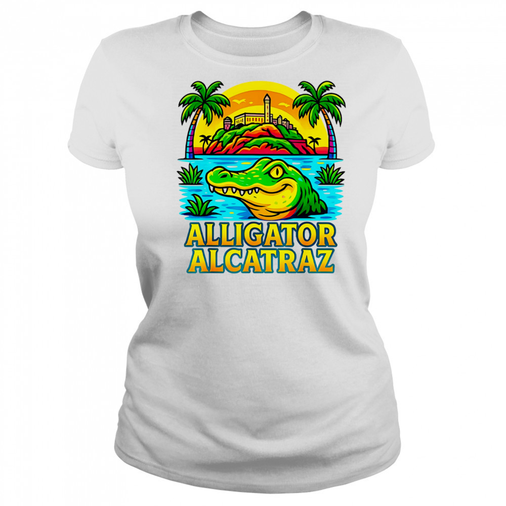 Alligator alcatraz crocodile summer shirt Women's T-shirt