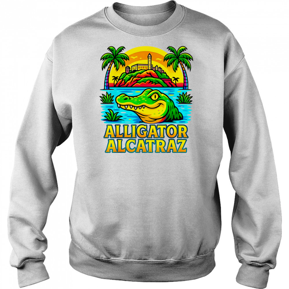 Alligator alcatraz crocodile summer shirt Hoodie