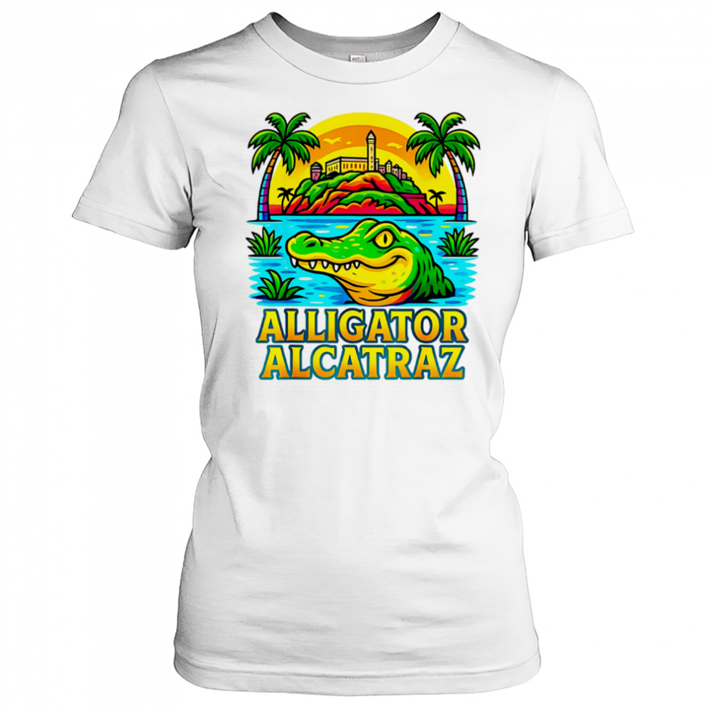 Alligator alcatraz crocodile summer shirt Women's T-shirt