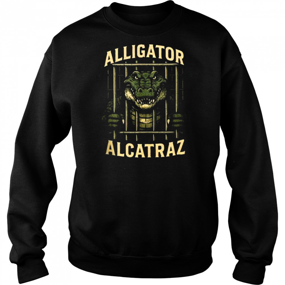 Alligator Alcatraz Locked Up Swamp Parody Design Shirt Hoodie