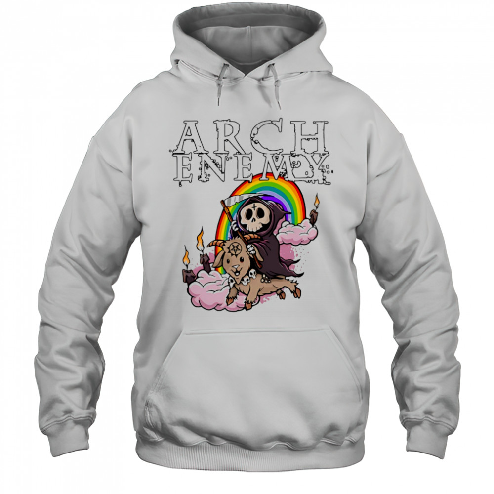Archenemy rainbow reaper shirt Hoodie