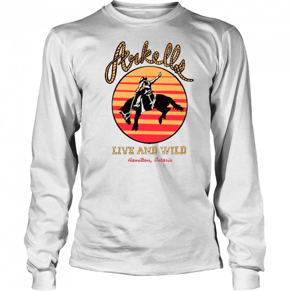 Arkells Live And Wild Ringer T-Shirt Long Sleeved