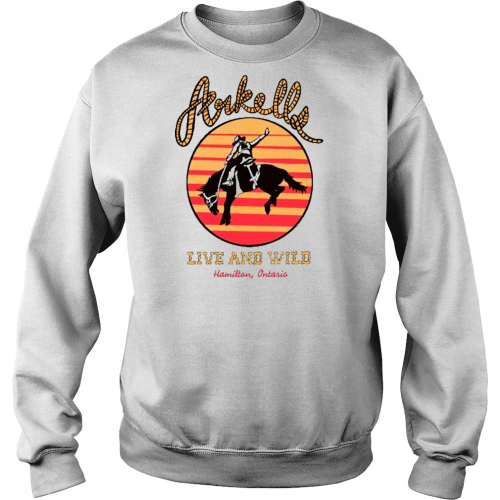 Arkells Live And Wild Ringer T-Shirt Hoodie
