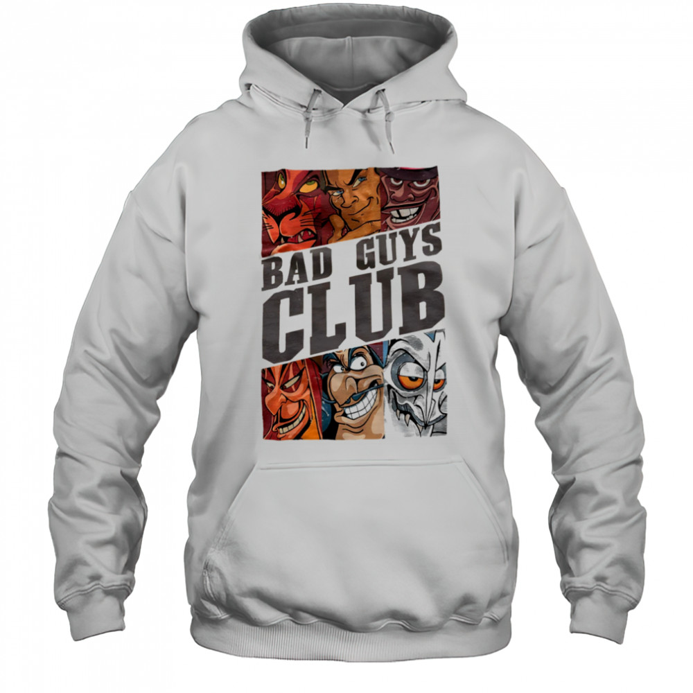 Bad guys club Disney villain shirt Hoodie