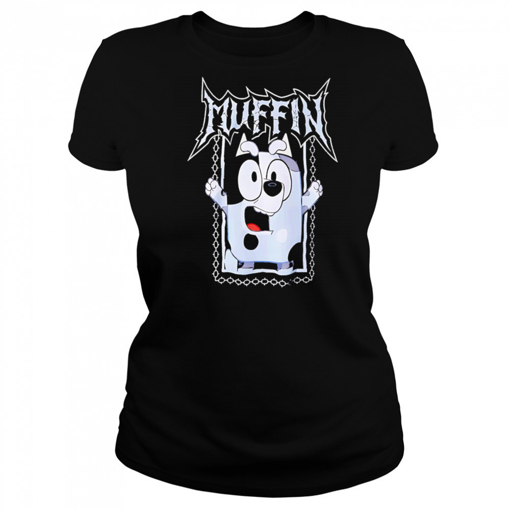 Bluey muffin metal tie dye shirt Women's T-shirt