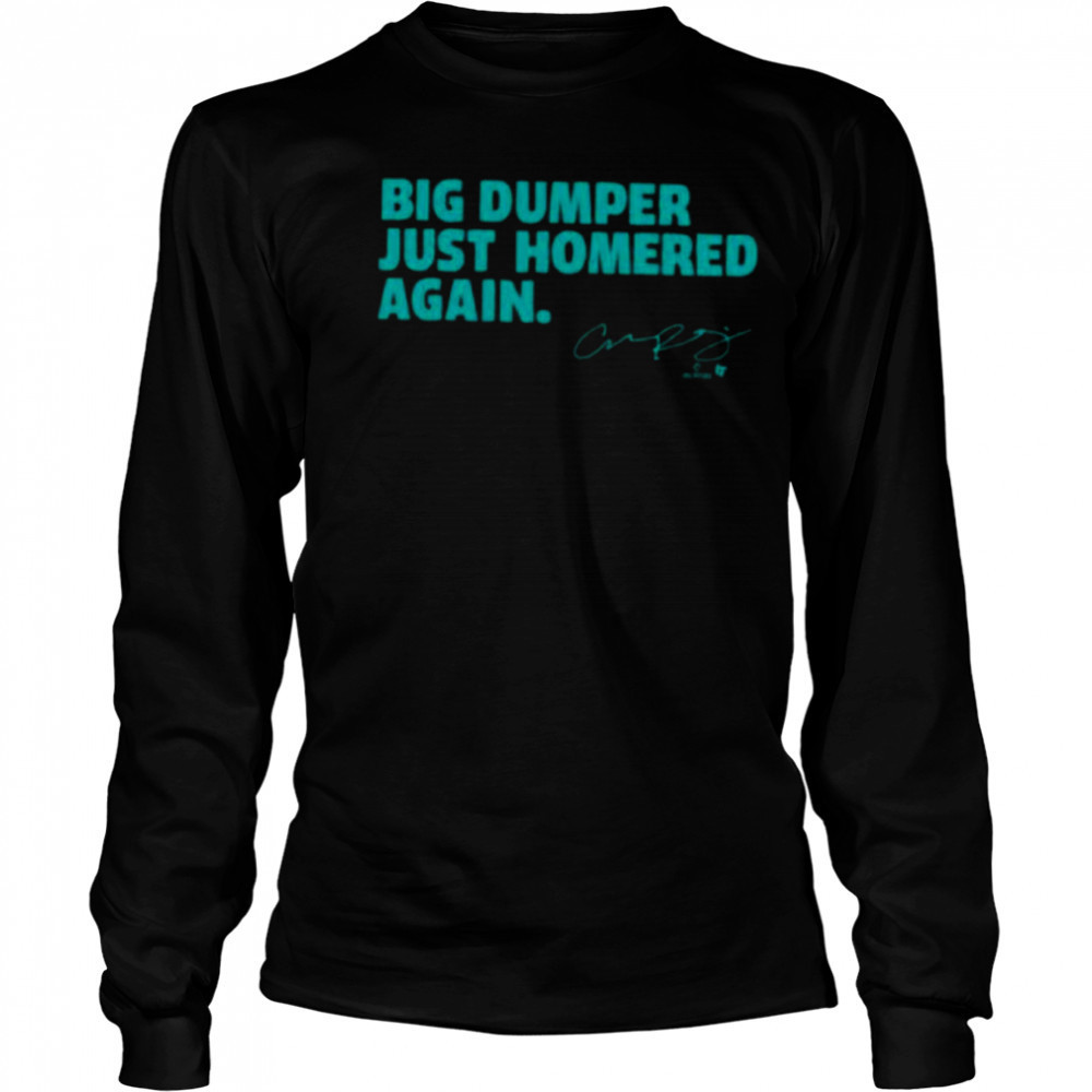 Cal Raleigh Big Dumper Just Homered Again SEA Baseball Shirt Long Sleeved