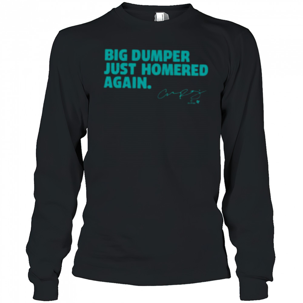 Cal Raleigh Big Dumper Just Homered Again SEA Baseball Shirt Long Sleeved