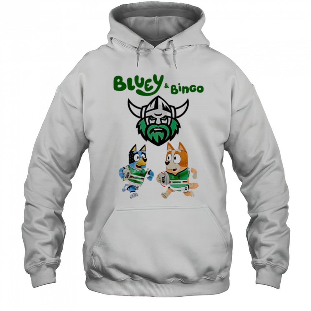 Canberra Raiders Bluey And Bingo shirt Hoodie