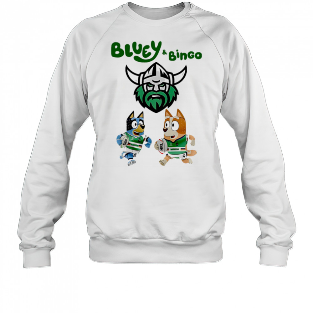 Canberra Raiders Bluey And Bingo shirt Sweatshirt