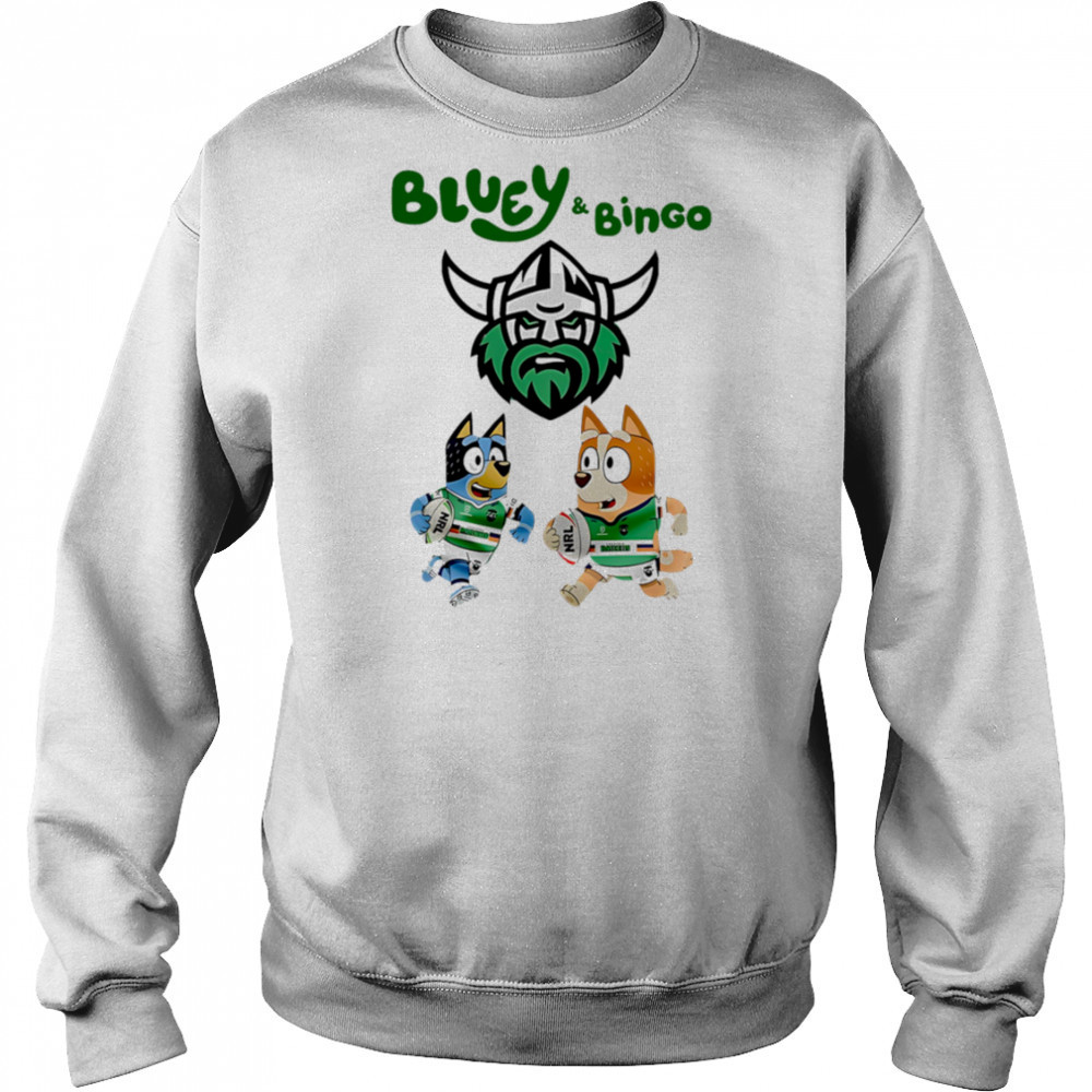Canberra Raiders Bluey And Bingo shirt Hoodie