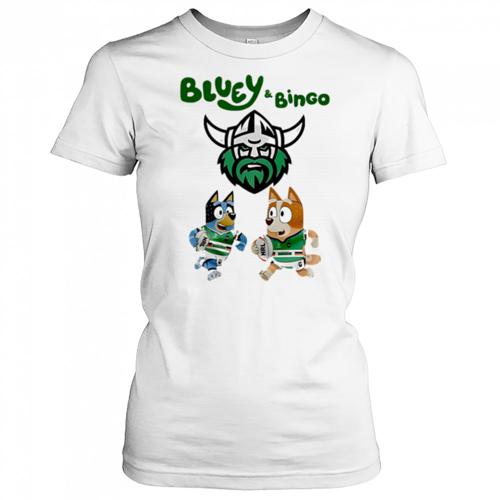 Canberra Raiders Bluey And Bingo shirt Women's T-shirt