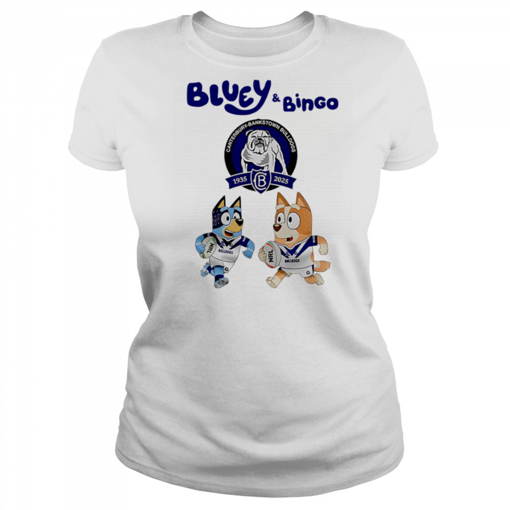 Canterbury Bulldogs Bluey And Bingo shirt Women's T-shirt