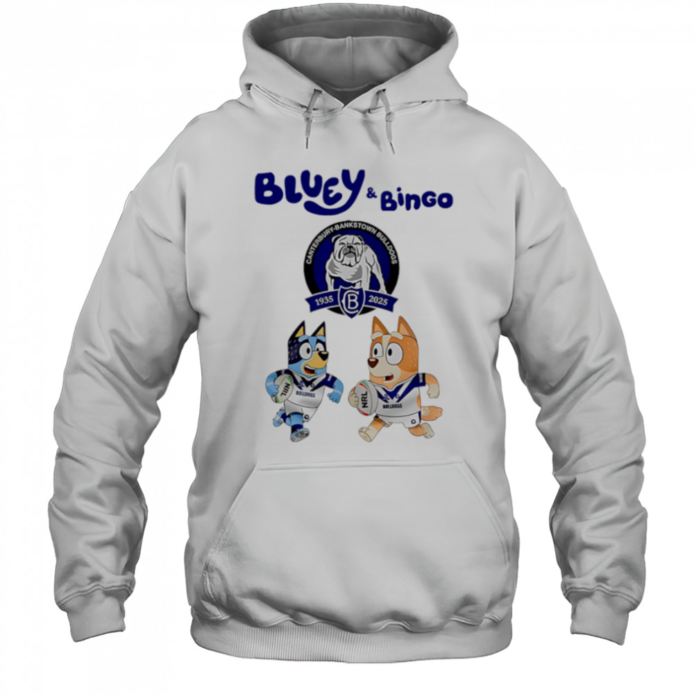 Canterbury Bulldogs Bluey And Bingo shirt Hoodie