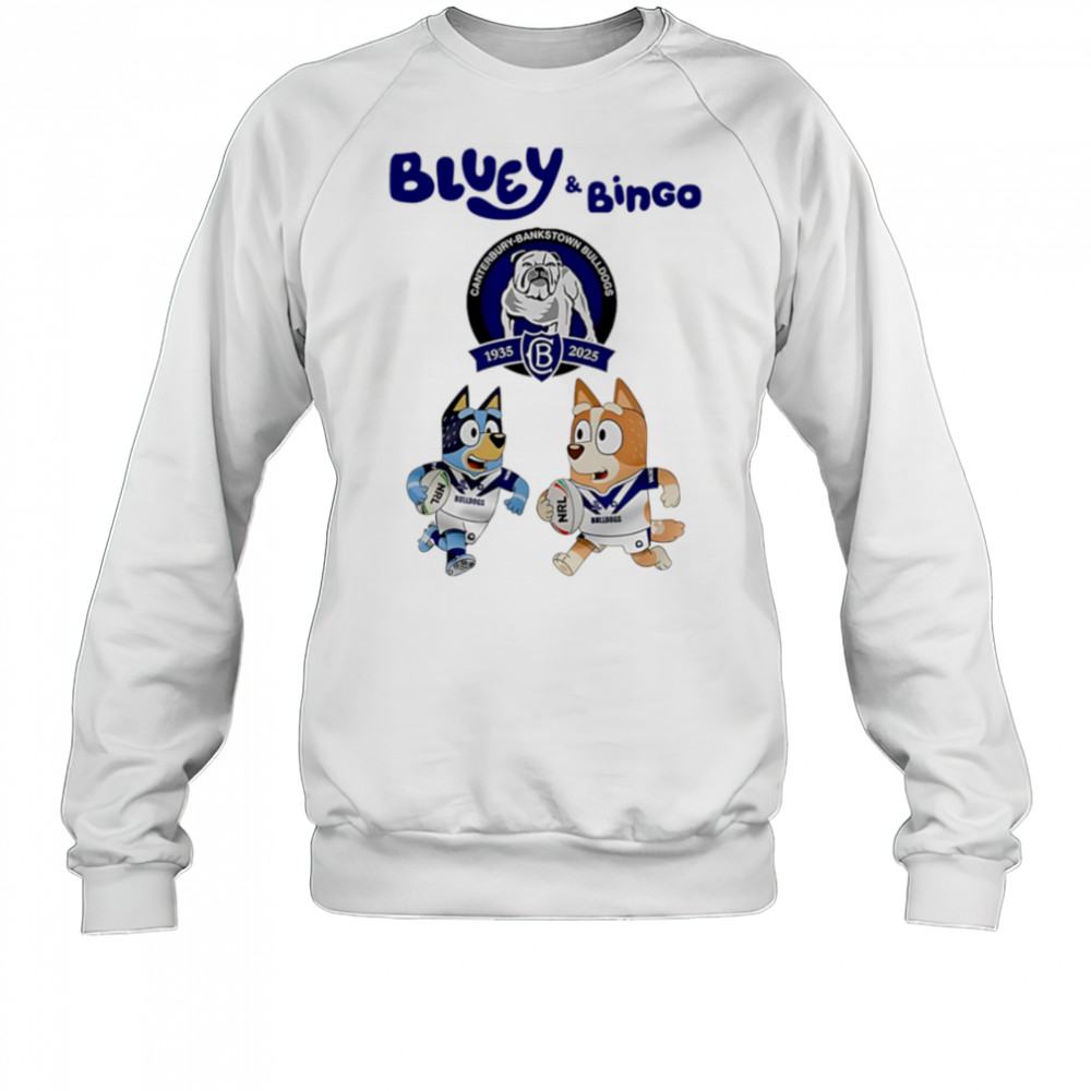 Canterbury Bulldogs Bluey And Bingo shirt Sweatshirt
