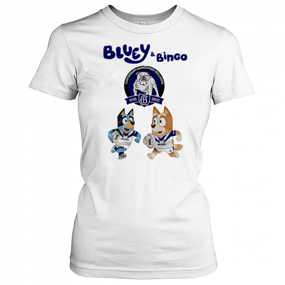 Canterbury Bulldogs Bluey And Bingo shirt Women's T-shirt