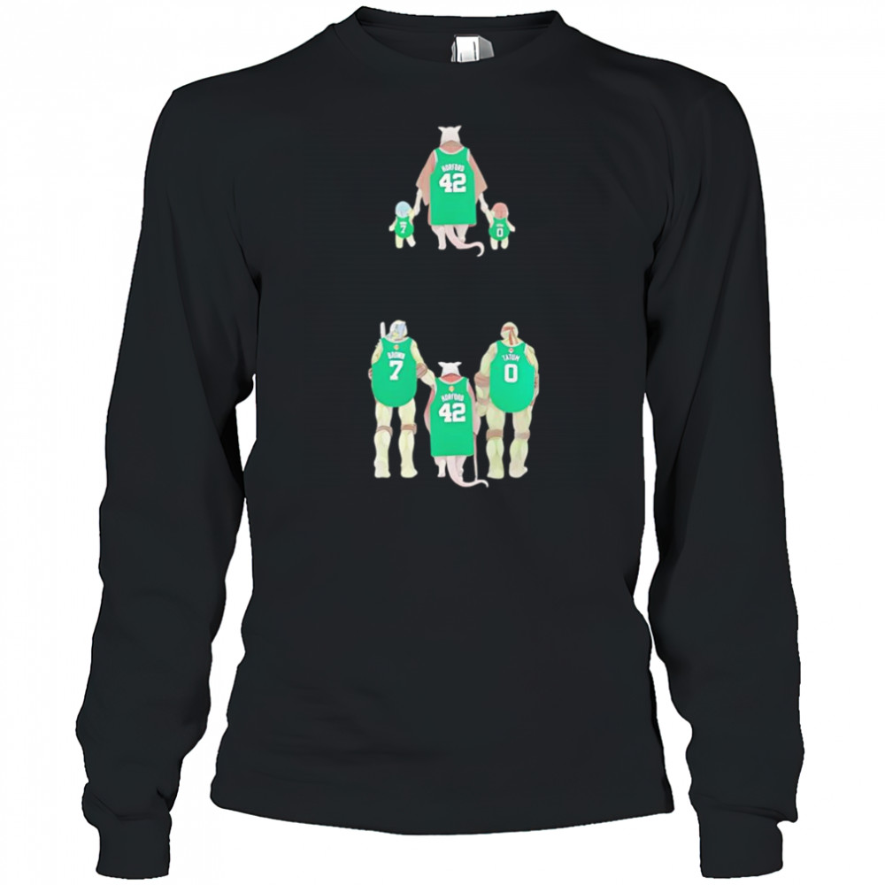 Celtics X Ninja Turtles graphic shirt Long Sleeved