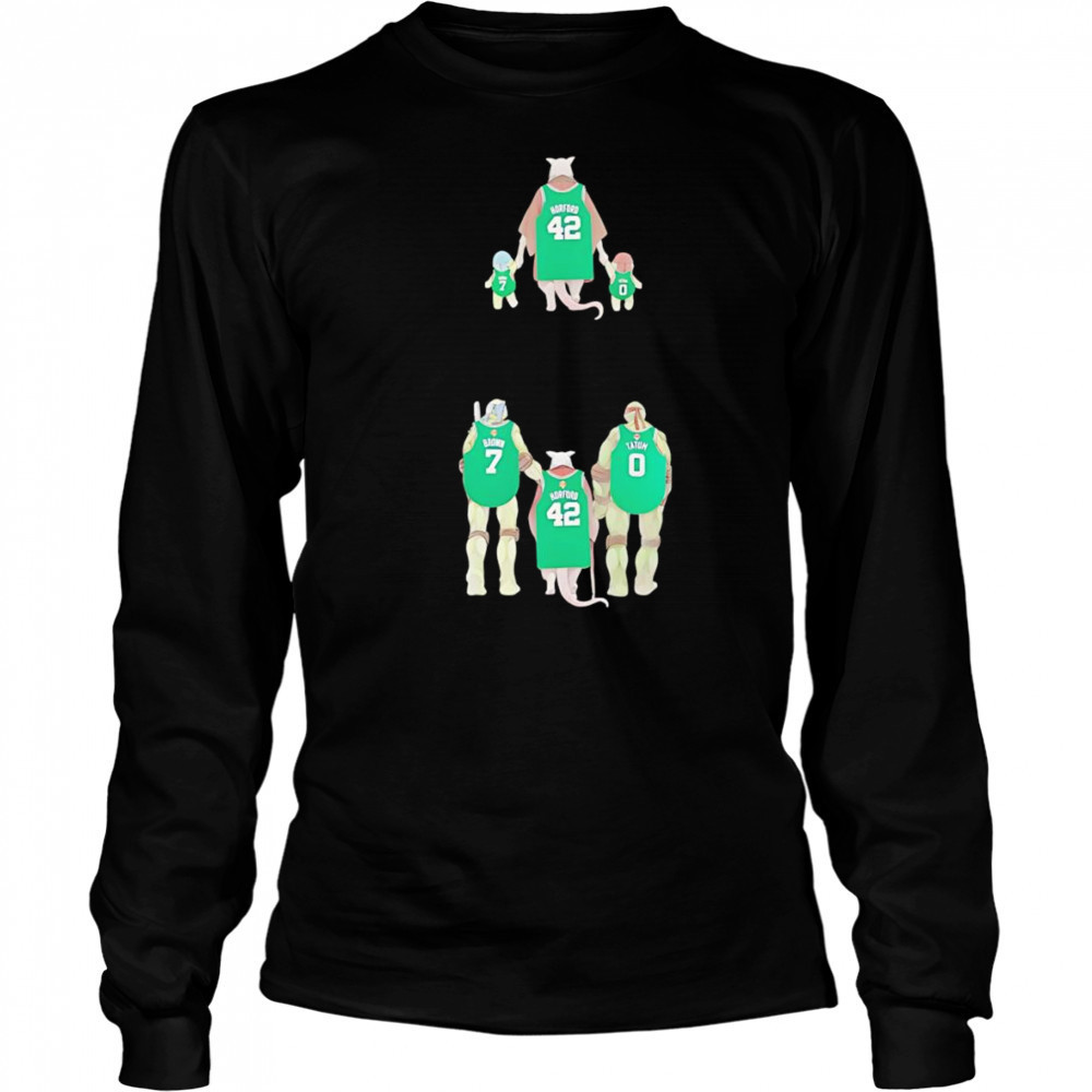 Celtics X Ninja Turtles graphic shirt Long Sleeved