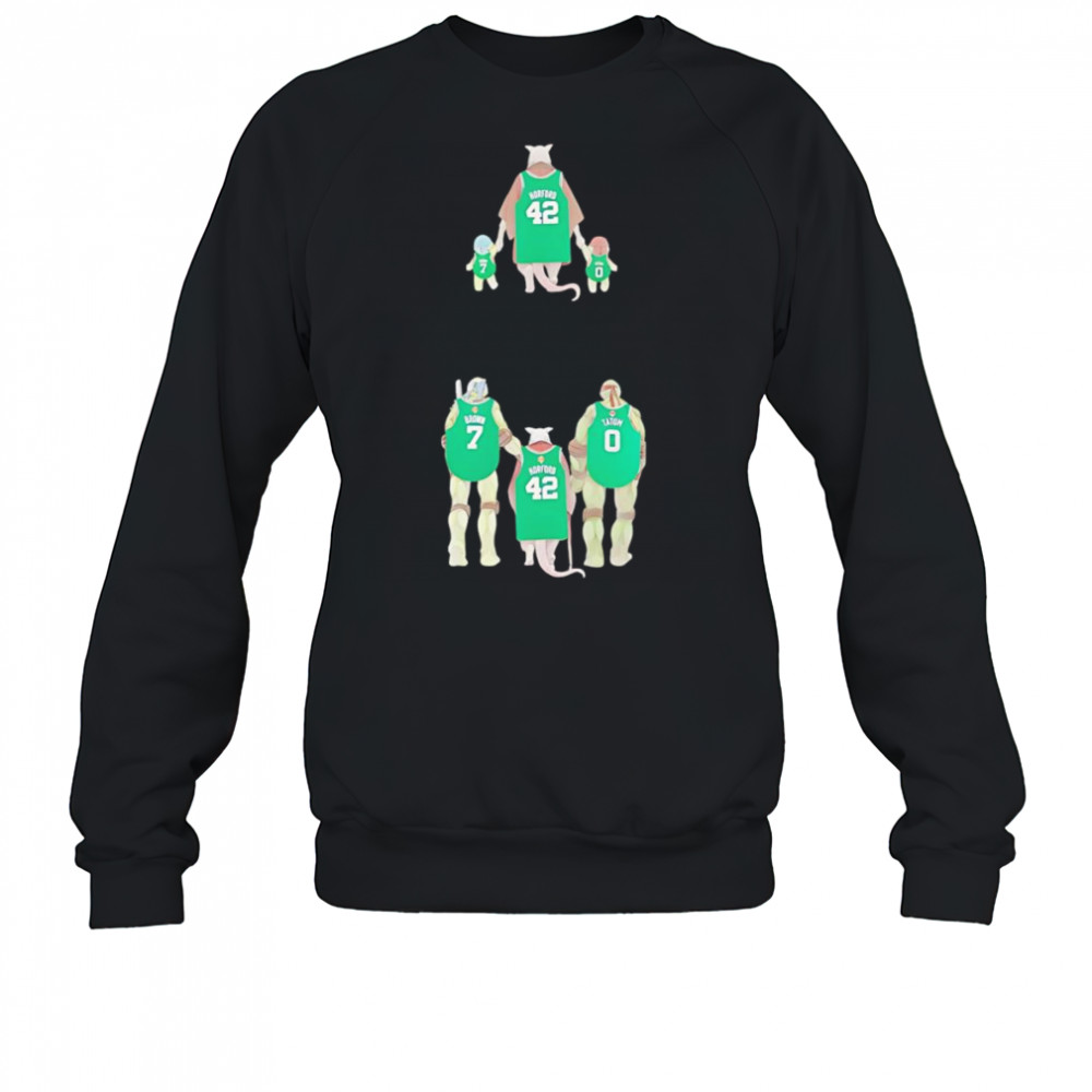 Celtics X Ninja Turtles graphic shirt Sweatshirt