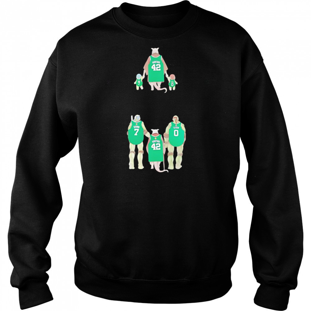 Celtics X Ninja Turtles graphic shirt Hoodie