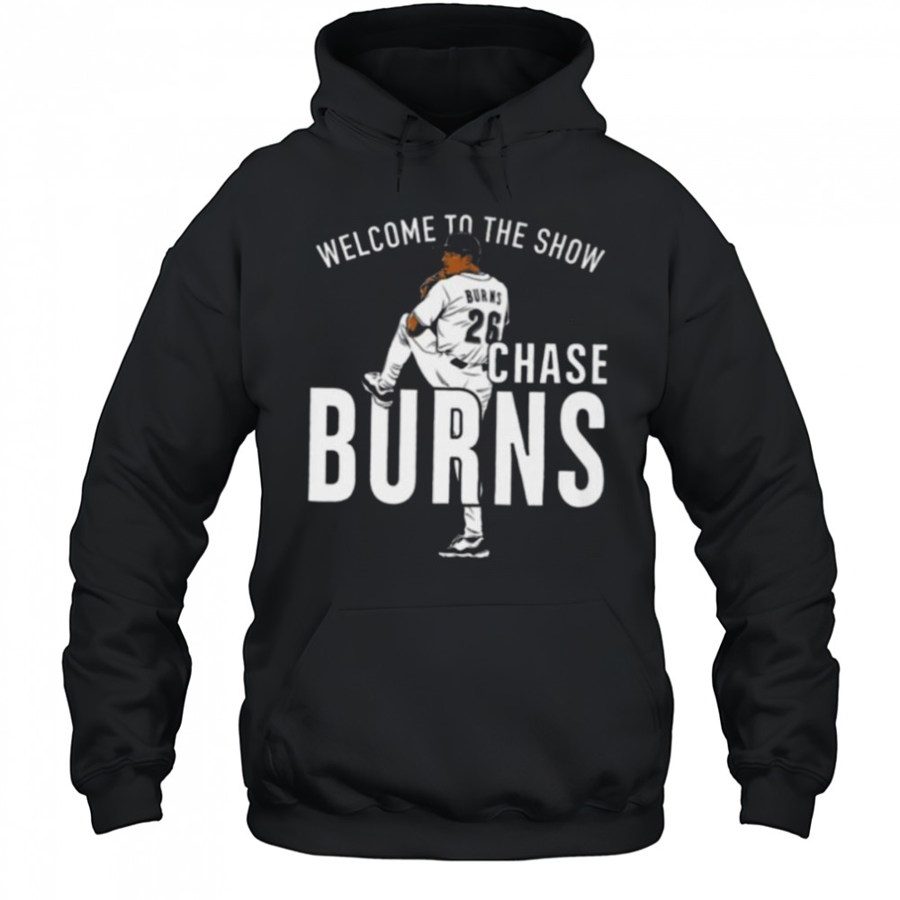 Chase Burns Welcome to the Show Cincinnati Baseball Shirt Hoodie