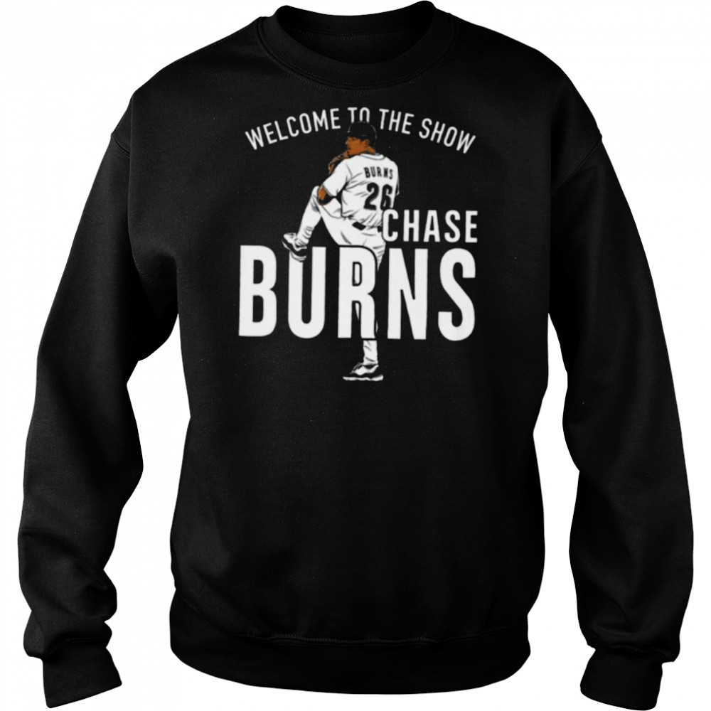 Chase Burns Welcome to the Show Cincinnati Baseball Shirt Hoodie