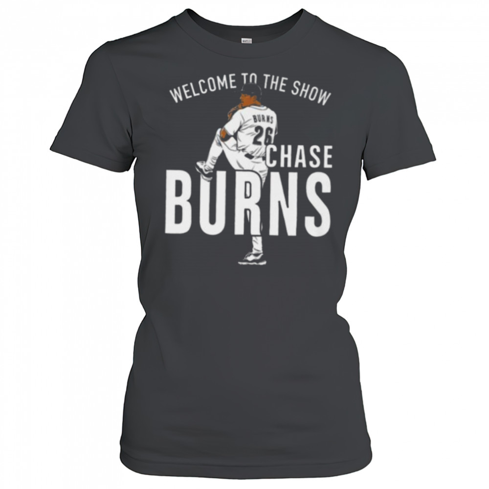 Chase Burns Welcome to the Show Cincinnati Baseball Shirt Women's T-shirt