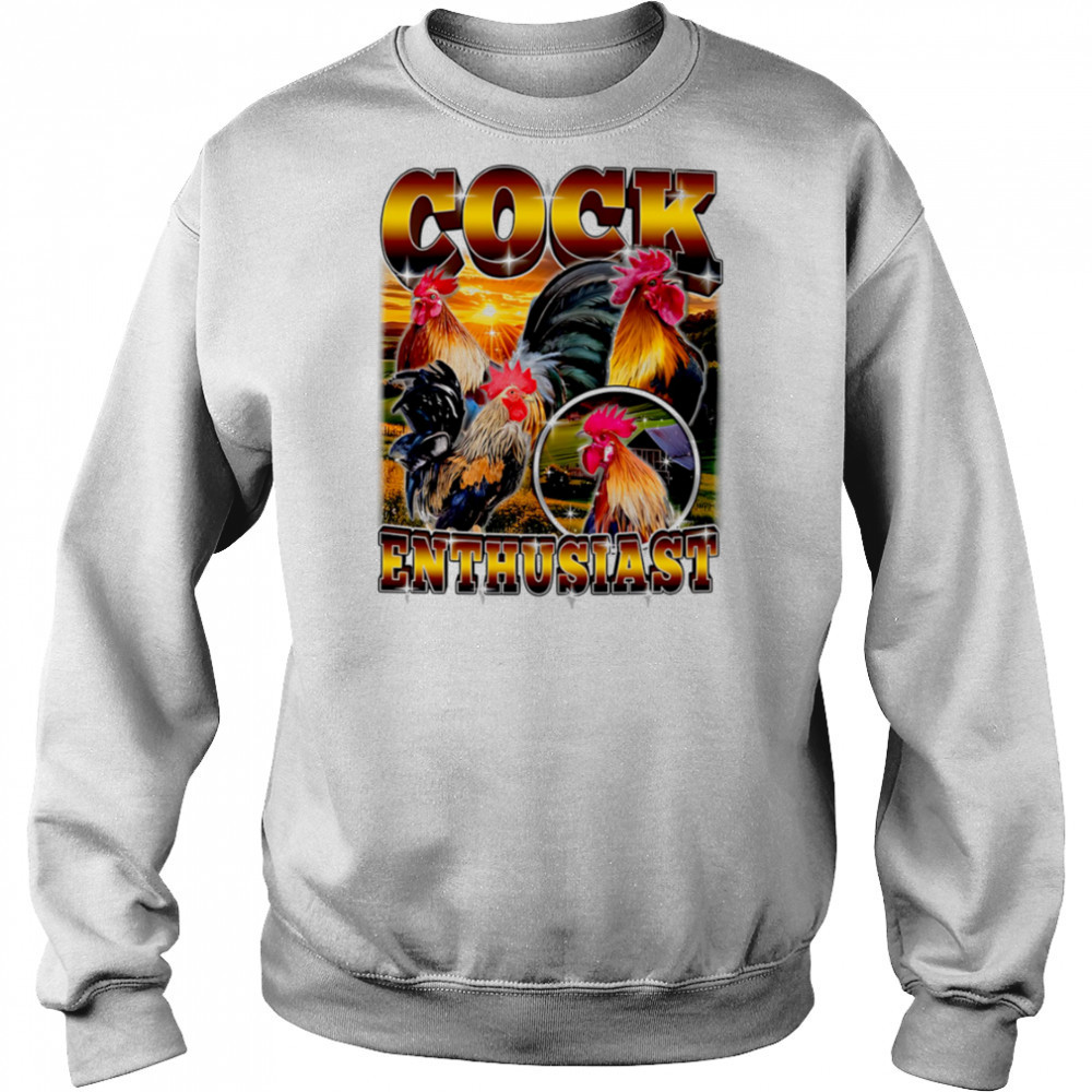 Cock Enthusiast Funny Rooster shirt Hoodie