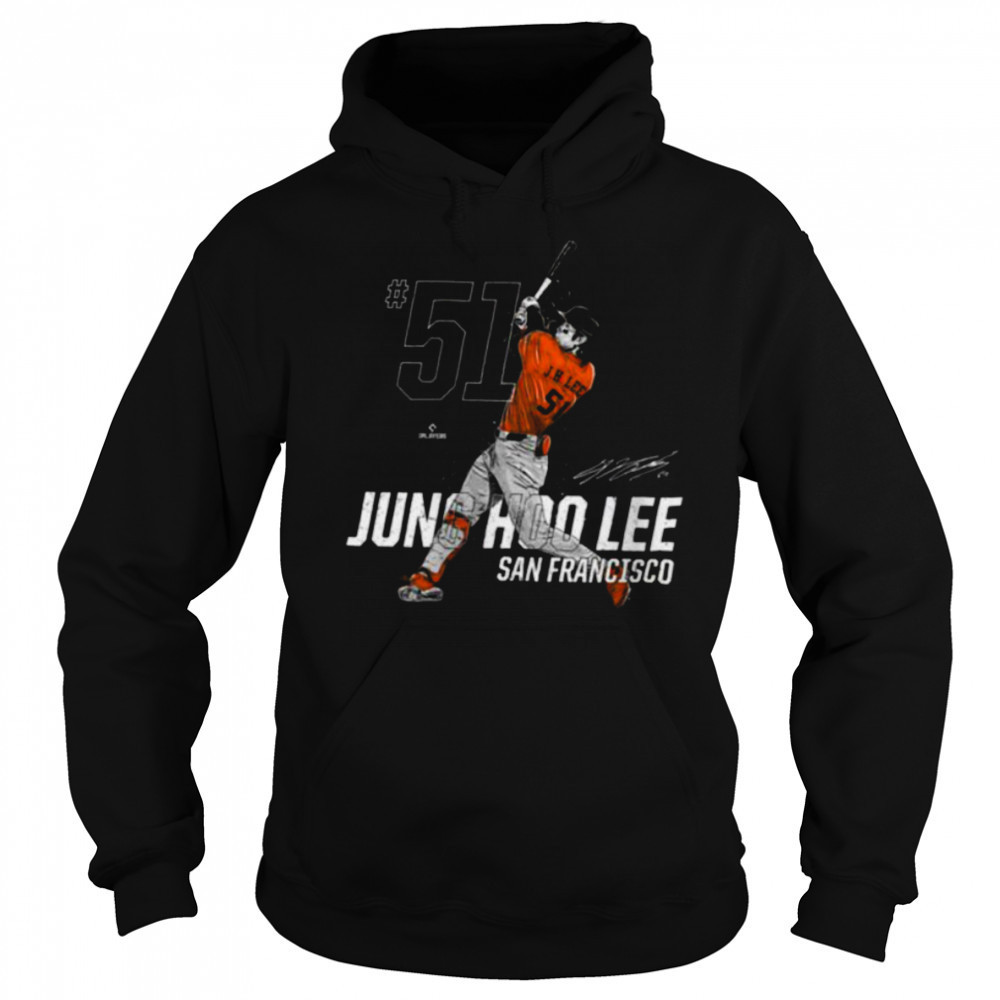 Dynamic Pose Jung Hoo Lee San Francisco Baseball MLBPA Shirt Sweatshirt