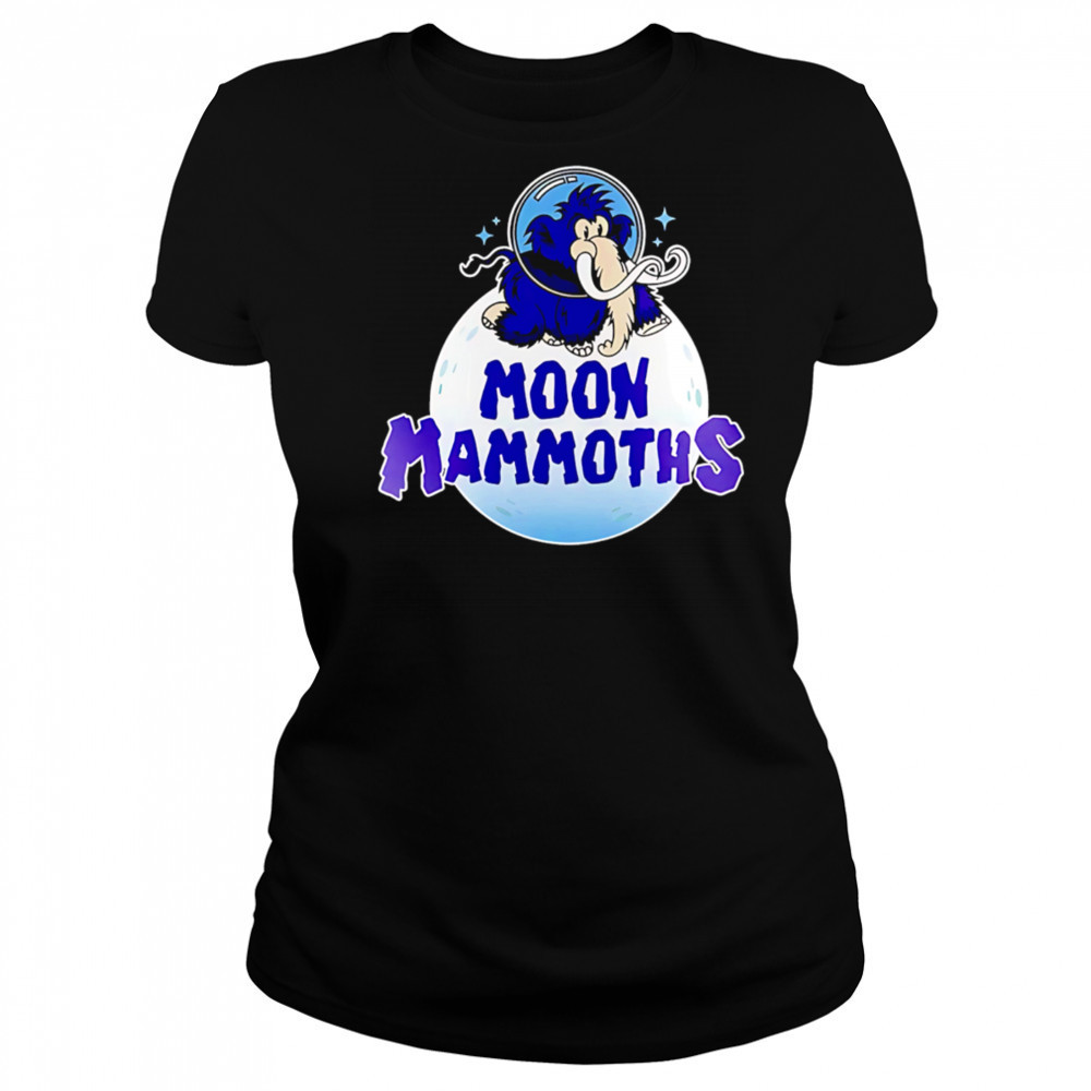 Erie Moon Mammoths 2025 Black Baseball shirt Women's T-shirt