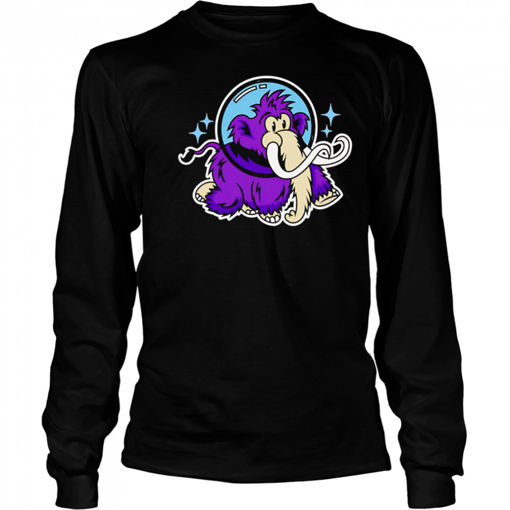 Erie seawolves nec moon mammoths logo shirt Long Sleeved