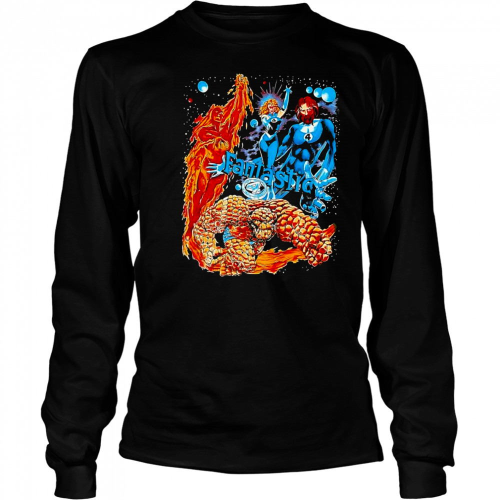 Fantastic Four Comic retro shirt Long Sleeved